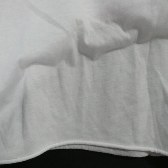 PEANUTS | large | Peanuts Graphic White Crop Top | Rolled Cuffs - Picture 14 of 15